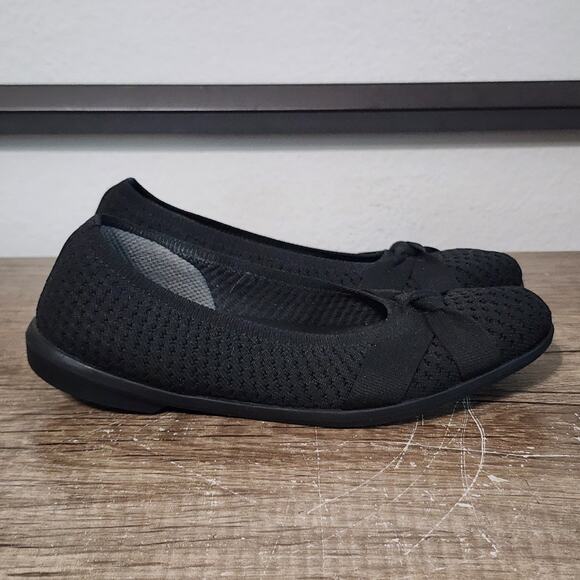 Bzees for LifeStride Kissed Women's Ballet Flats Shoes Size 7 Black - Picture 3 of 8